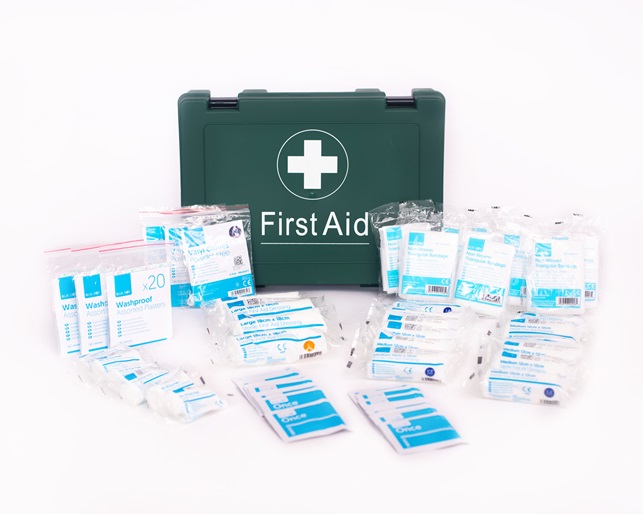 HSE Standard First Aid Kit - 1-50 Person - 340 x 270 x 100mm
